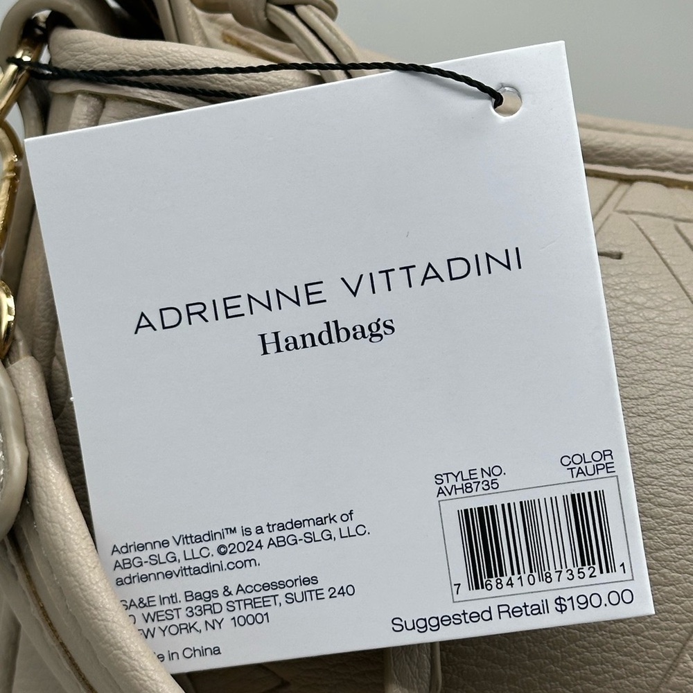 Adrienne Vittadini Tan Hobo Bag - Picture 2 of 11